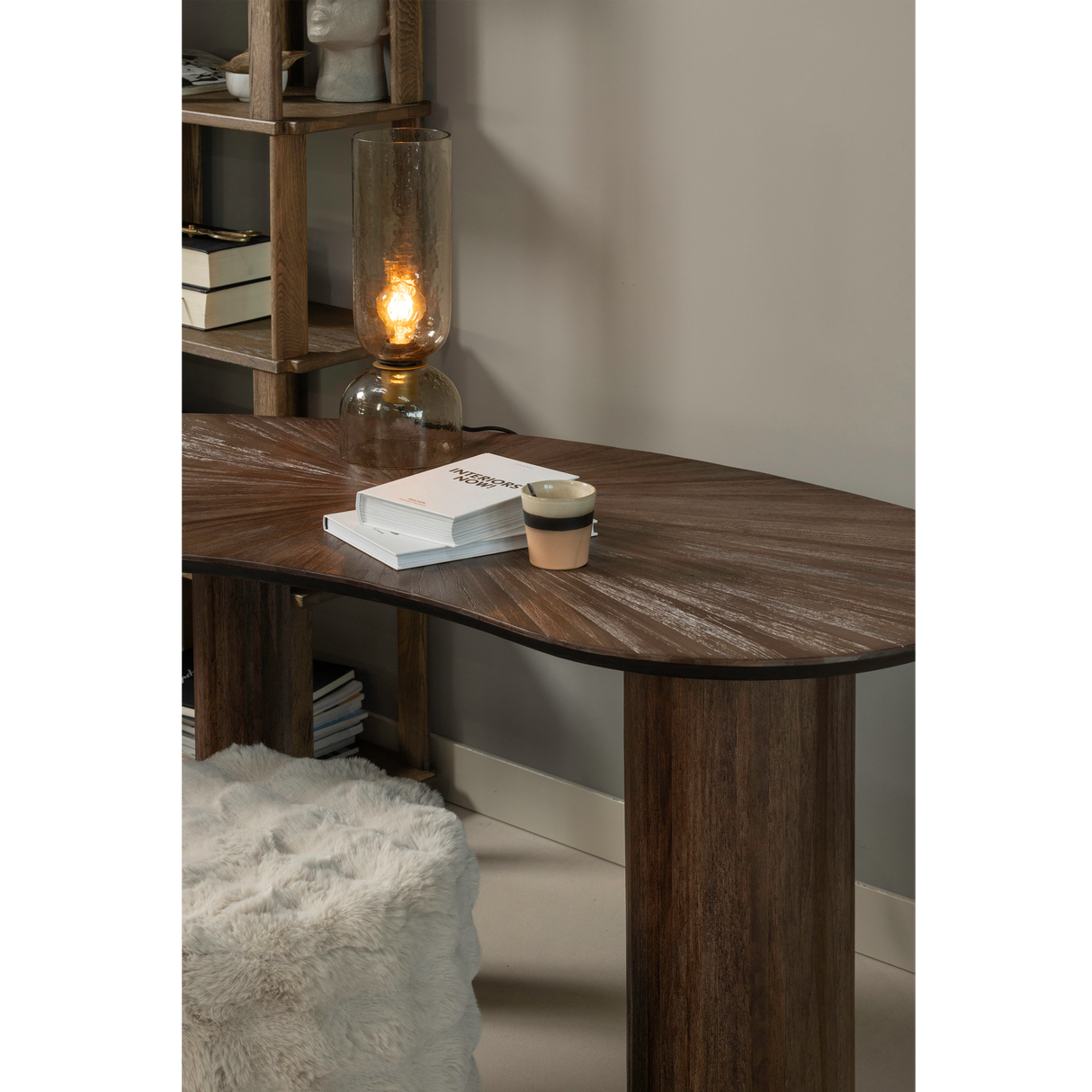 Sun Organische Sidetable/Bureau Recycled Teak Bruin
