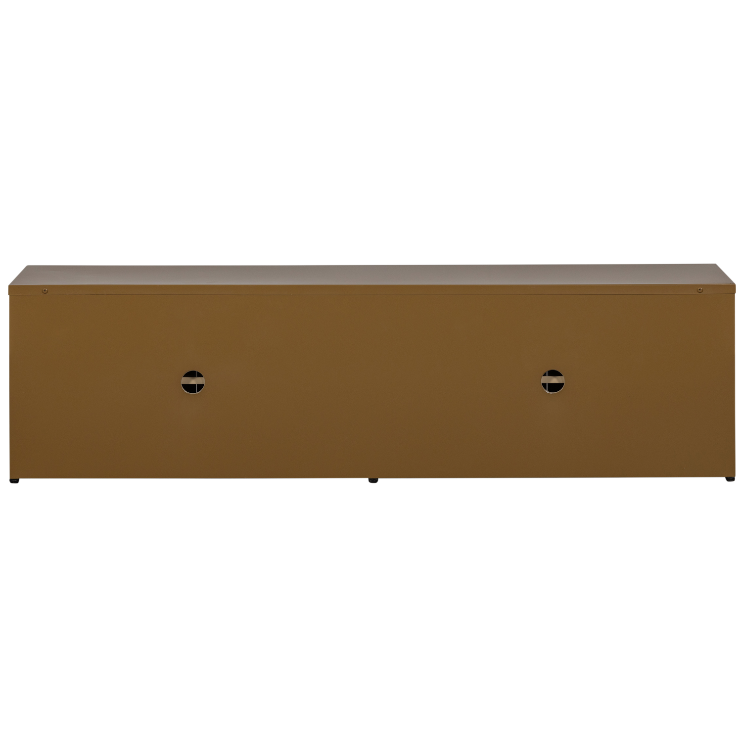 Level Tv Meubel Metaal Honinggeel 44 X160 Cm