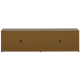 Level Tv Meubel Metaal Honinggeel 44 X160 Cm