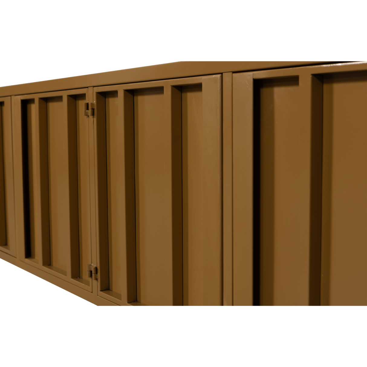 Level Tv Meubel Metaal Honinggeel 44 X160 Cm