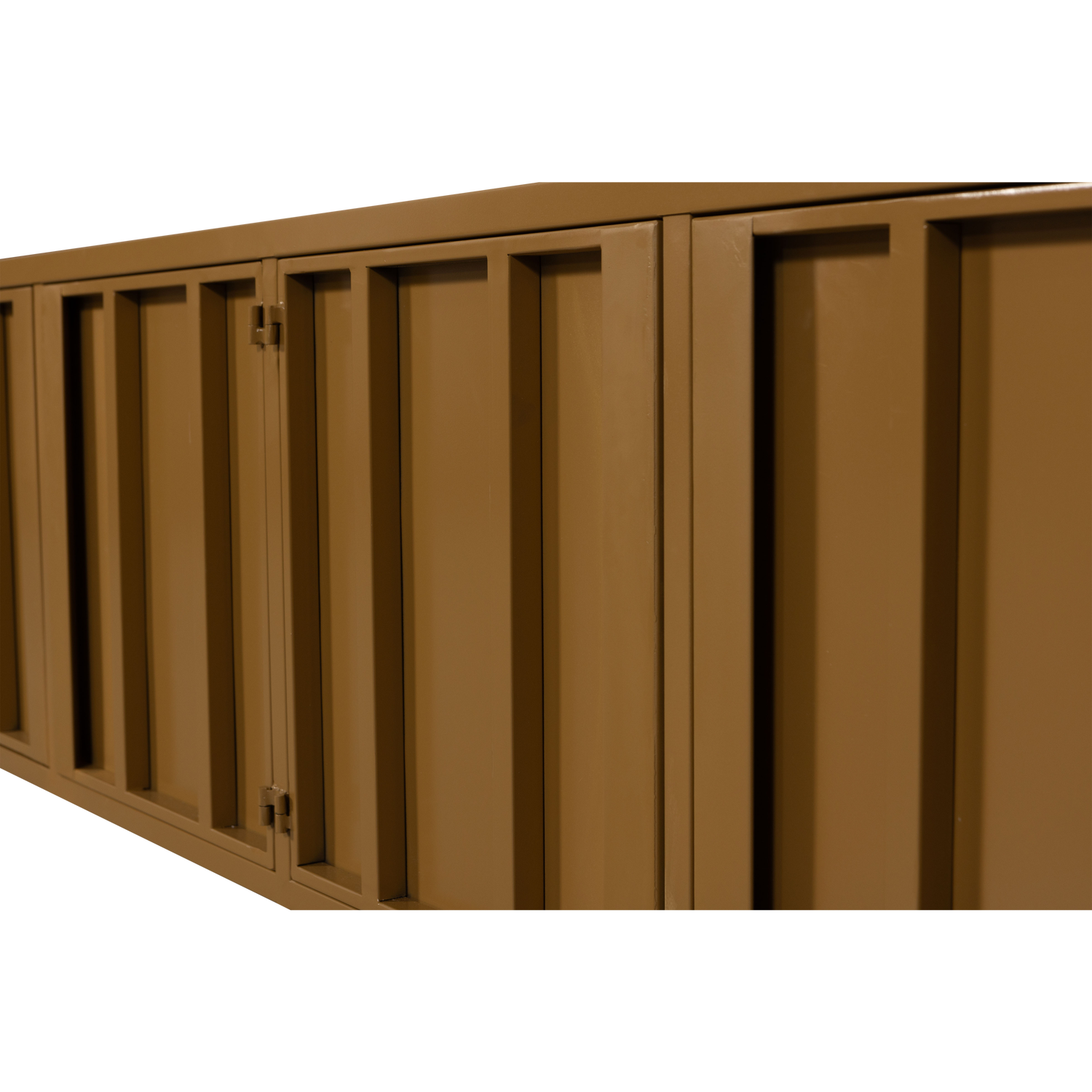 Level Tv Meubel Metaal Honinggeel 44 X160 Cm