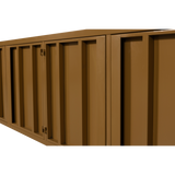 Level Tv Meubel Metaal Honinggeel 44 X160 Cm