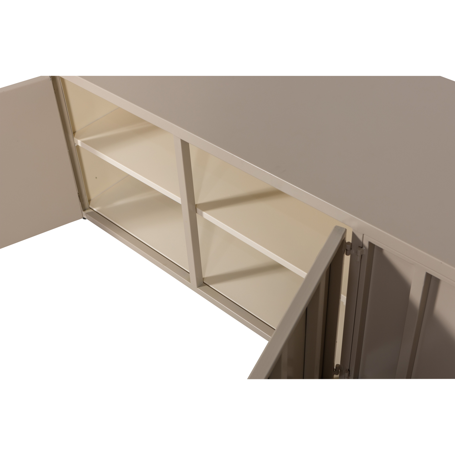 Level Tv Meubel Metaal Zand 44 X160 Cm