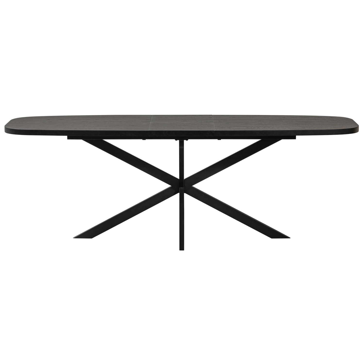 Arros Eettafel Uitschuifbaar 180 220 X90 Cm Mdf Zwart