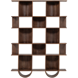 Sinne Boekenkast Mango Hout Walnoot 180x130 Cm