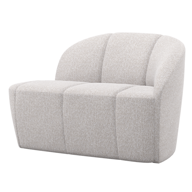 Mojo 2 Zits Bankje Rechts Boucle Ecru Melange