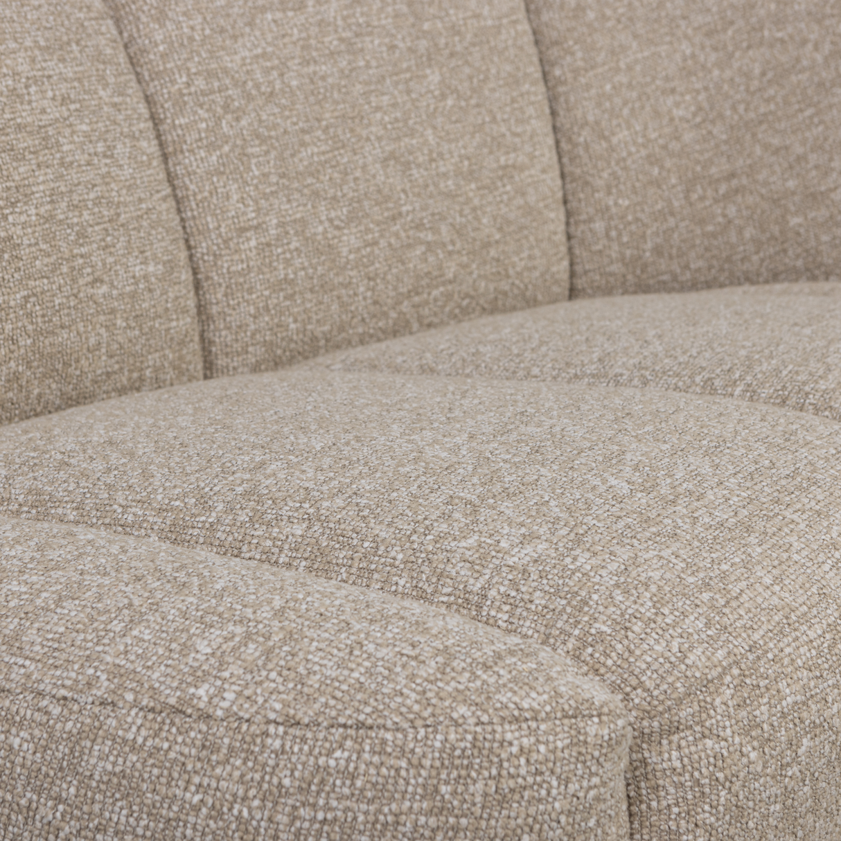 Mojo 2 Zits Bankje Rechts Boucle Beige Melange