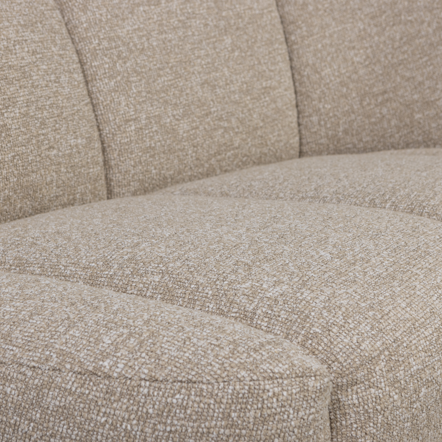 Mojo 2 Zits Bankje Rechts Boucle Beige Melange