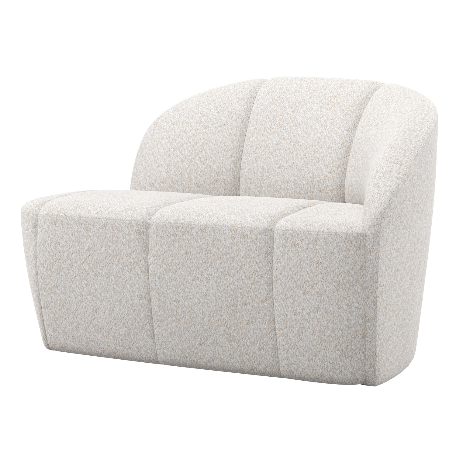 Mojo 2 Zits Bankje Rechts Wollig Ecru