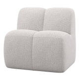 Mojo Eetbankje 84 Cm Met Rugleuning Boucle Ecru Melange