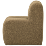 Mojo Eetbankje 84 Cm Met Rugleuning Boucle Geel/Bruin Melange
