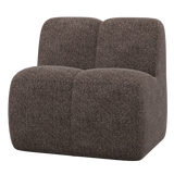 Mojo Eetbankje 84 Cm Met Rugleuning Wollig Bruin