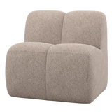 Mojo Eetbankje 84 Cm Met Rugleuning Wollig Donkerzand