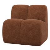 Mojo Eetbankje 84 Cm Met Rugleuning Wollig Roestbruin