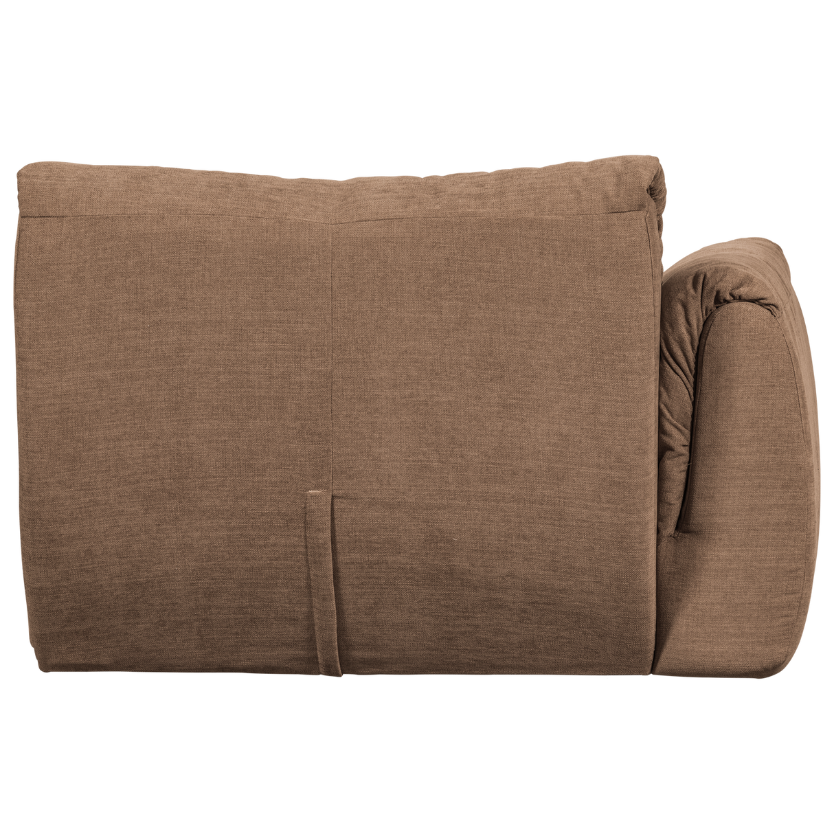 Baggy 1 Zits Element Met Arm Links Geweven Chenille Bruin