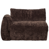 Baggy 1 Zits Element Met Arm Links 3 D Chenille Donkerbruin