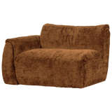 Baggy 1 Zits Element Met Arm Links 3 D Chenille Middenbruin