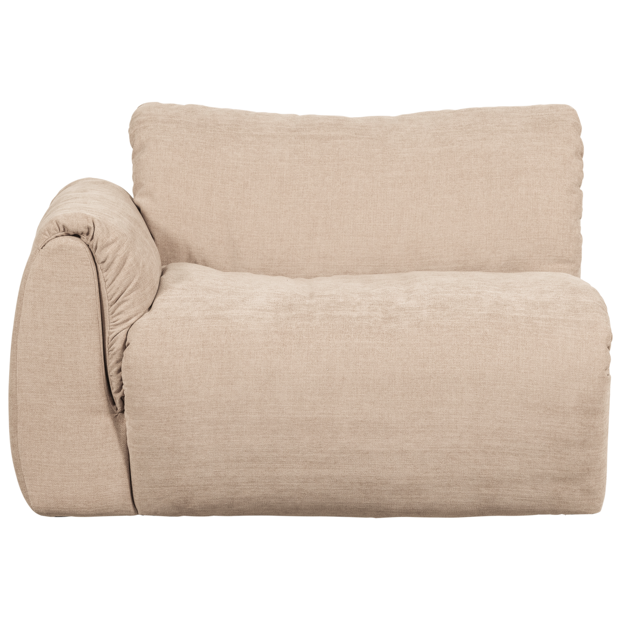 Baggy 1 Zits Element Met Arm Links Geweven Chenille Zand