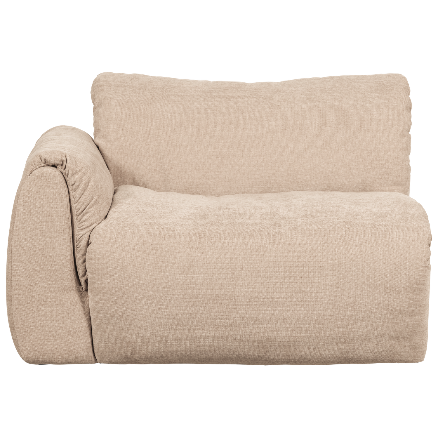 Baggy 1 Zits Element Met Arm Links Geweven Chenille Zand