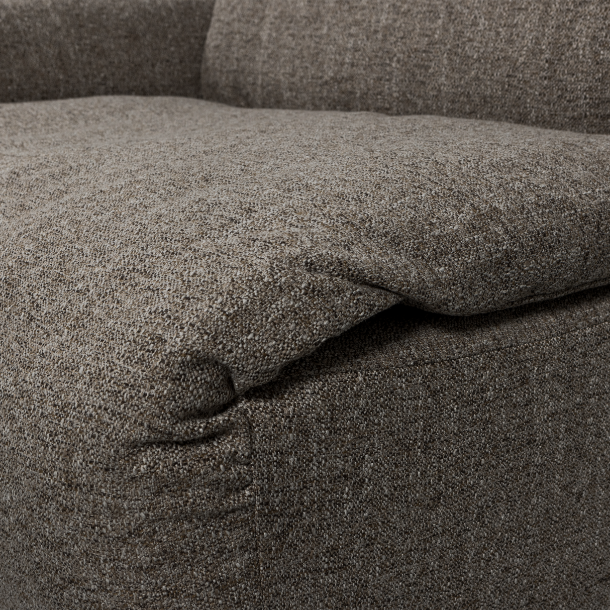 Baggy 1 Zits Element Met Arm Links Warmgrijs Melange
