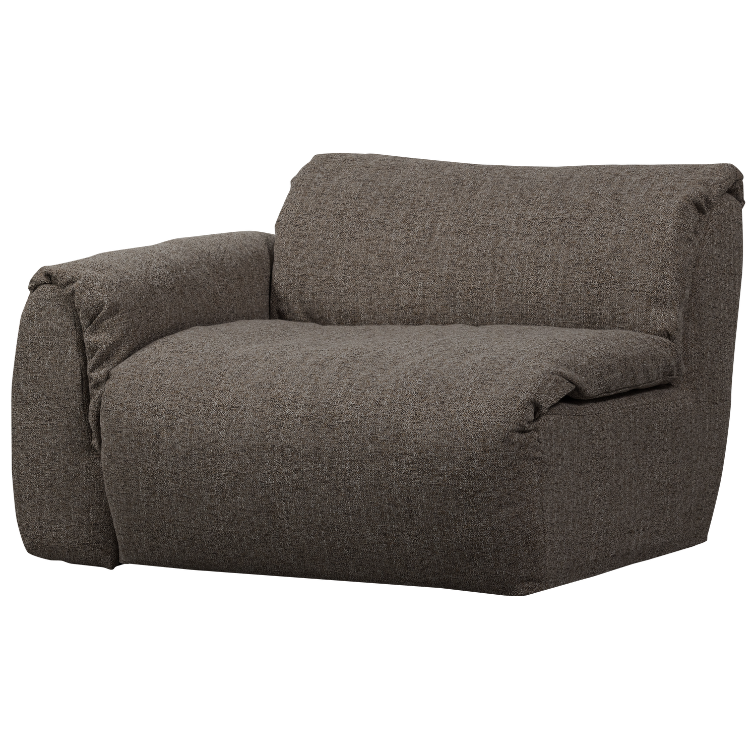 Baggy 1 Zits Element Met Arm Links Warmgrijs Melange
