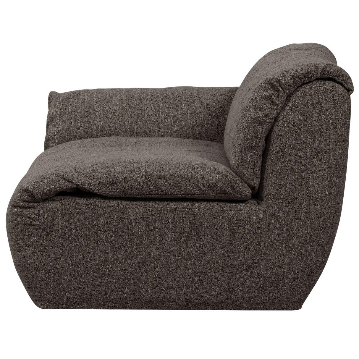 Baggy 1 Zits Element Met Arm Links Warmgrijs Melange