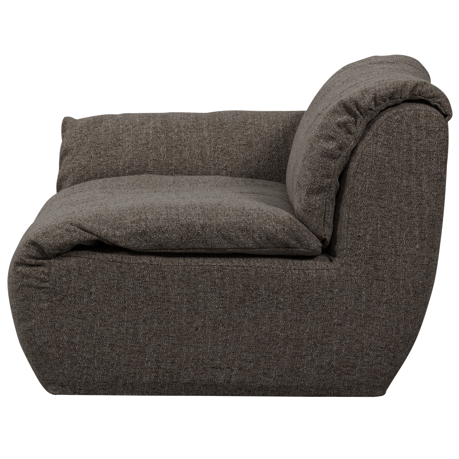Baggy 1 Zits Element Met Arm Links Warmgrijs Melange