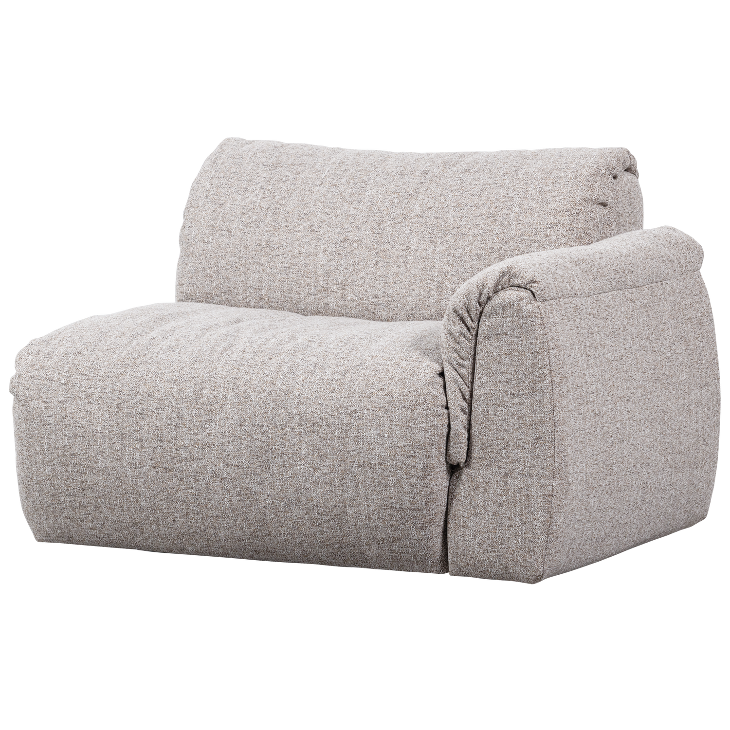 Baggy 1 Zits Element Met Arm Rechts Naturel Melange