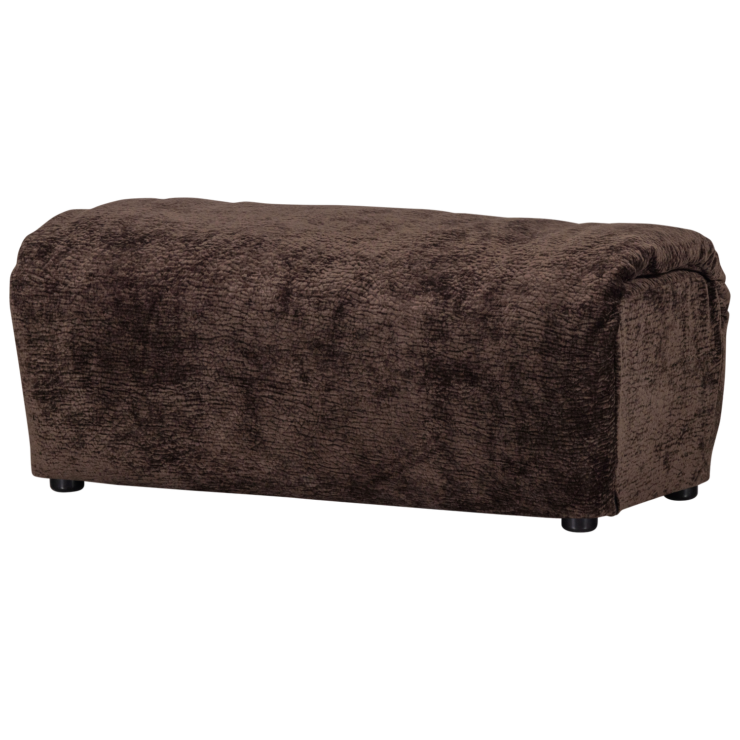 Baggy Hocker 3 D Chenille Donkerbruin