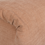 Baggy Hocker Geweven Chenille Oud Roze