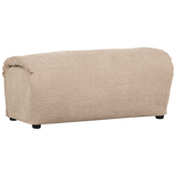 Baggy Hocker Geweven Chenille Zand
