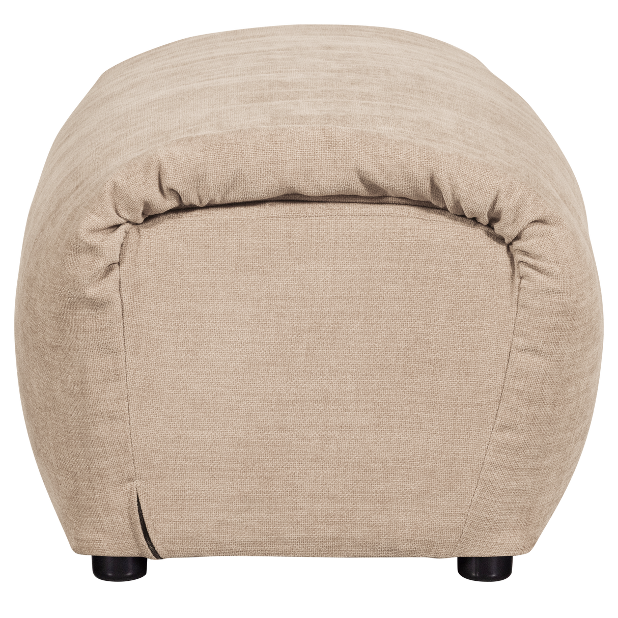 Baggy Hocker Geweven Chenille Zand