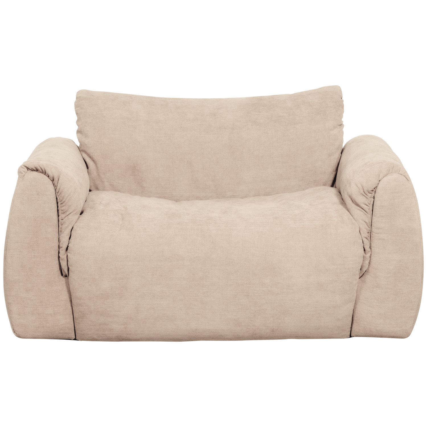 Baggy Loveseat Geweven Chenille Zand