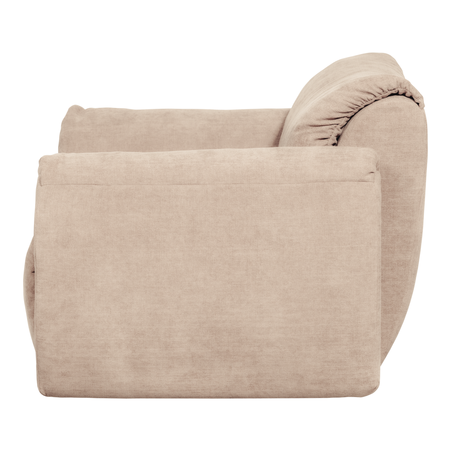 Baggy Loveseat Geweven Chenille Zand