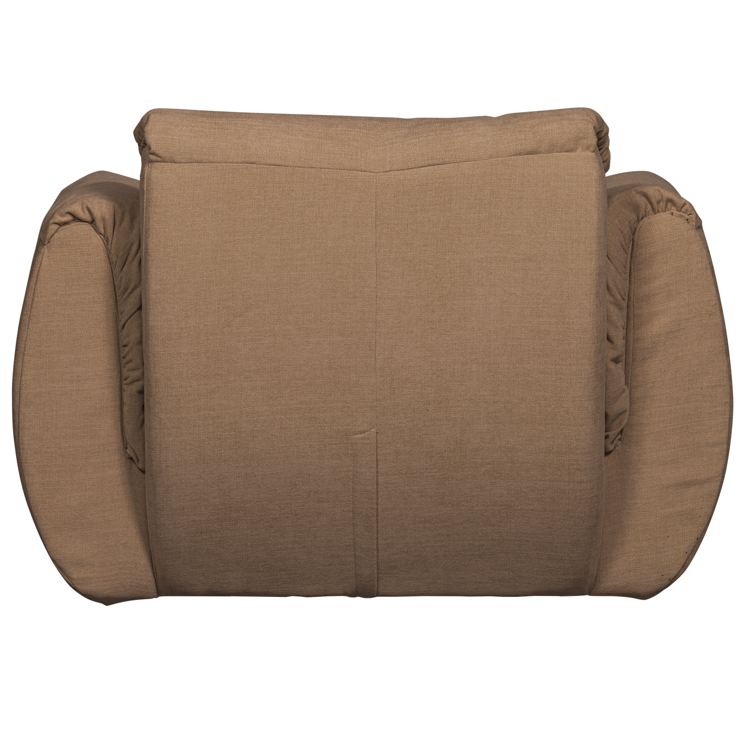 Baggy Draaifauteuil Geweven Chenille Bruin