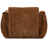 Baggy Draaifauteuil 3 D Chenille Middenbruin