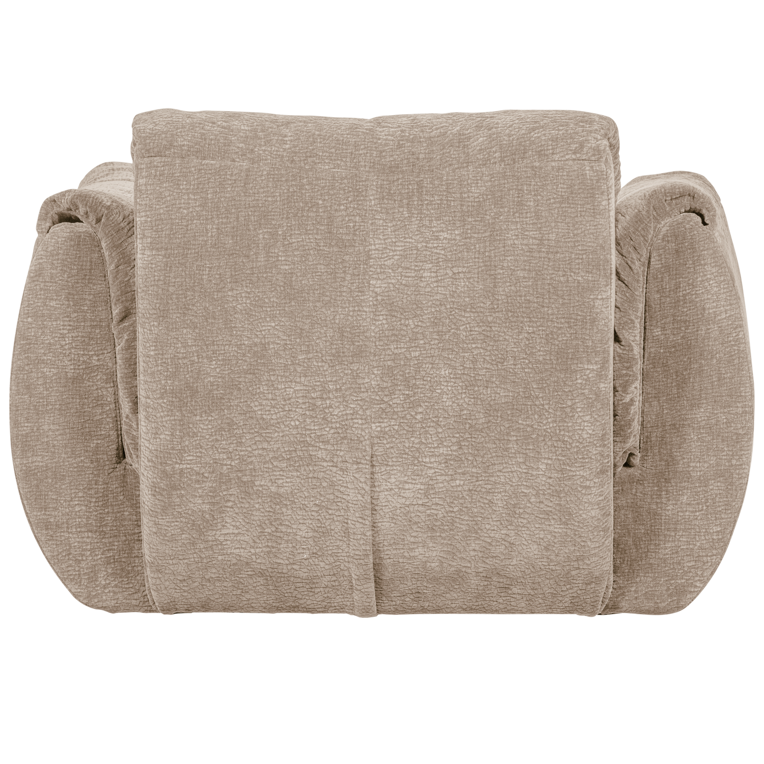 Baggy Draaifauteuil 3 D Chenille Zand