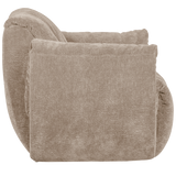 Baggy Draaifauteuil 3 D Chenille Zand