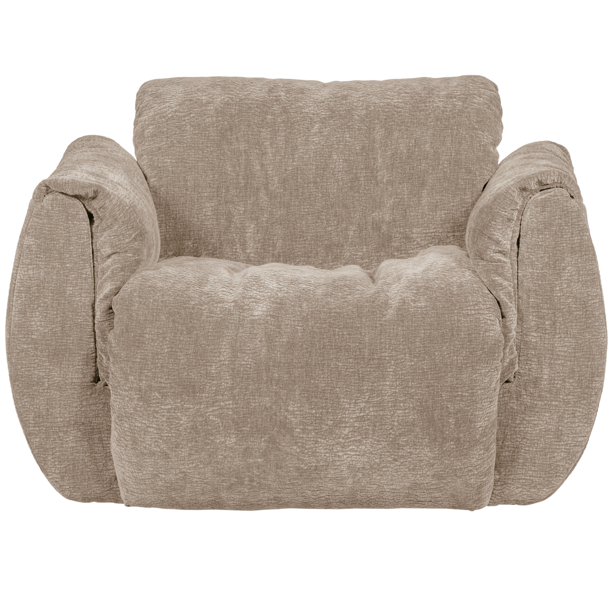 Baggy Draaifauteuil 3 D Chenille Zand