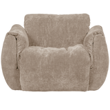 Baggy Draaifauteuil 3 D Chenille Zand