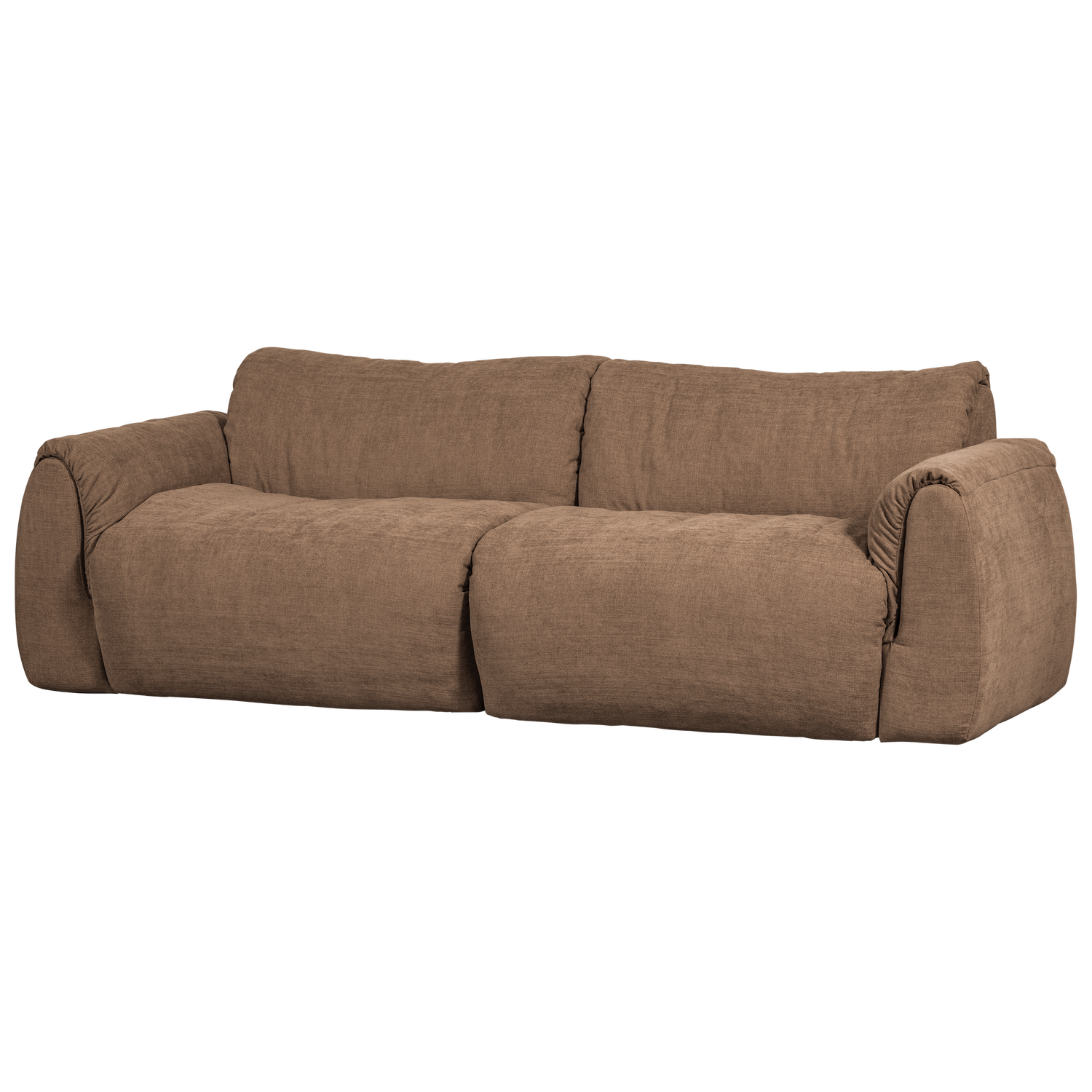 Baggy 2 Zits Bank Geweven Chenille Bruin
