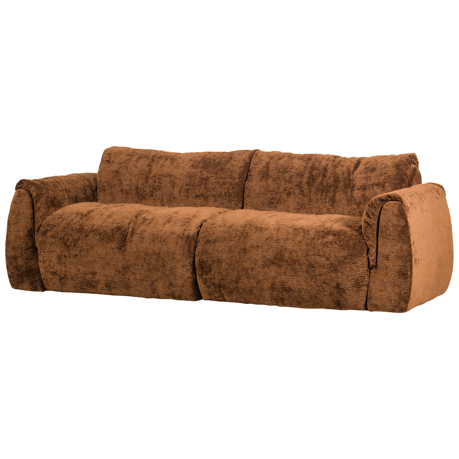Baggy 2 Zits Bank 3 D Chenille Middenbruin