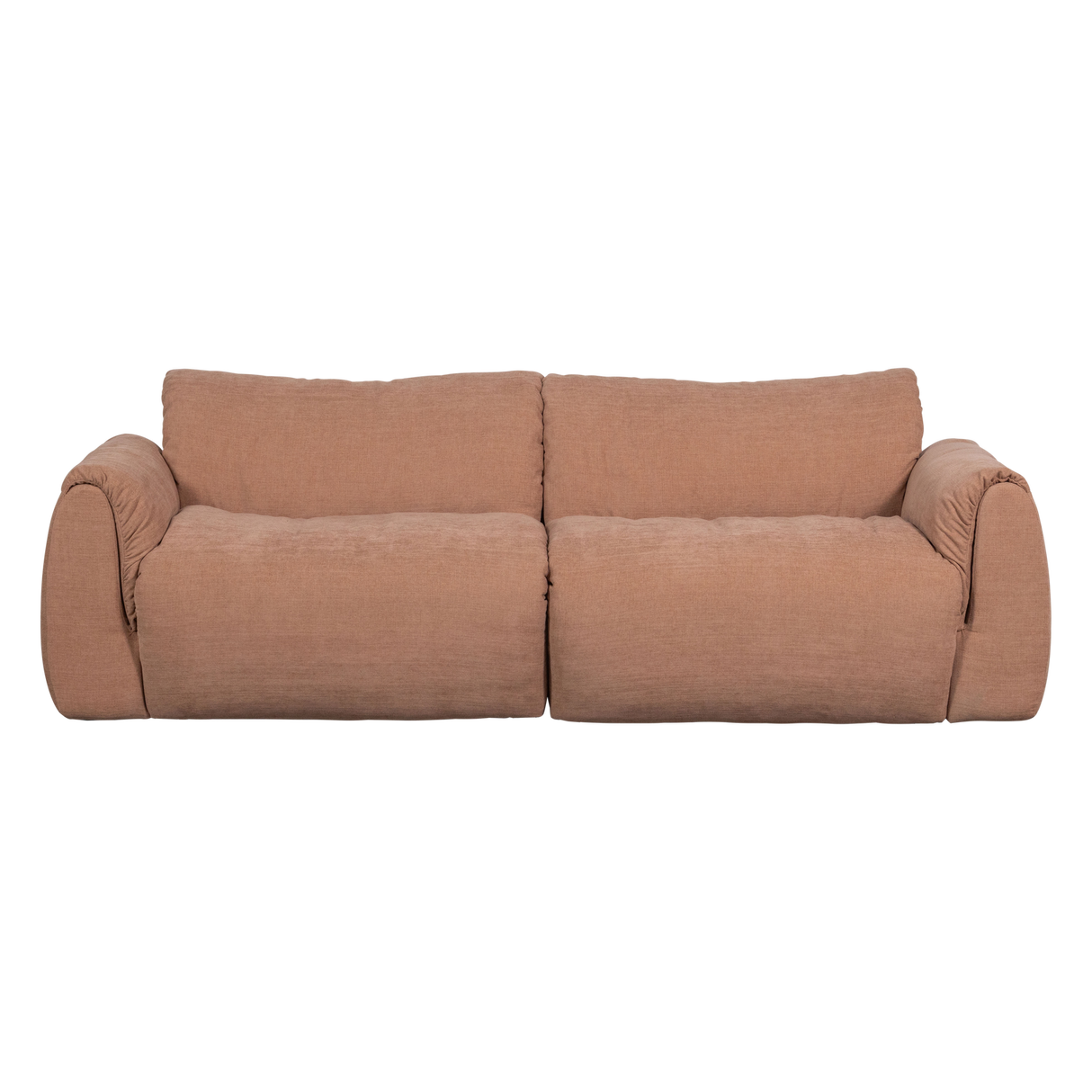 Baggy 2 Zits Bank Geweven Chenille Oud Roze