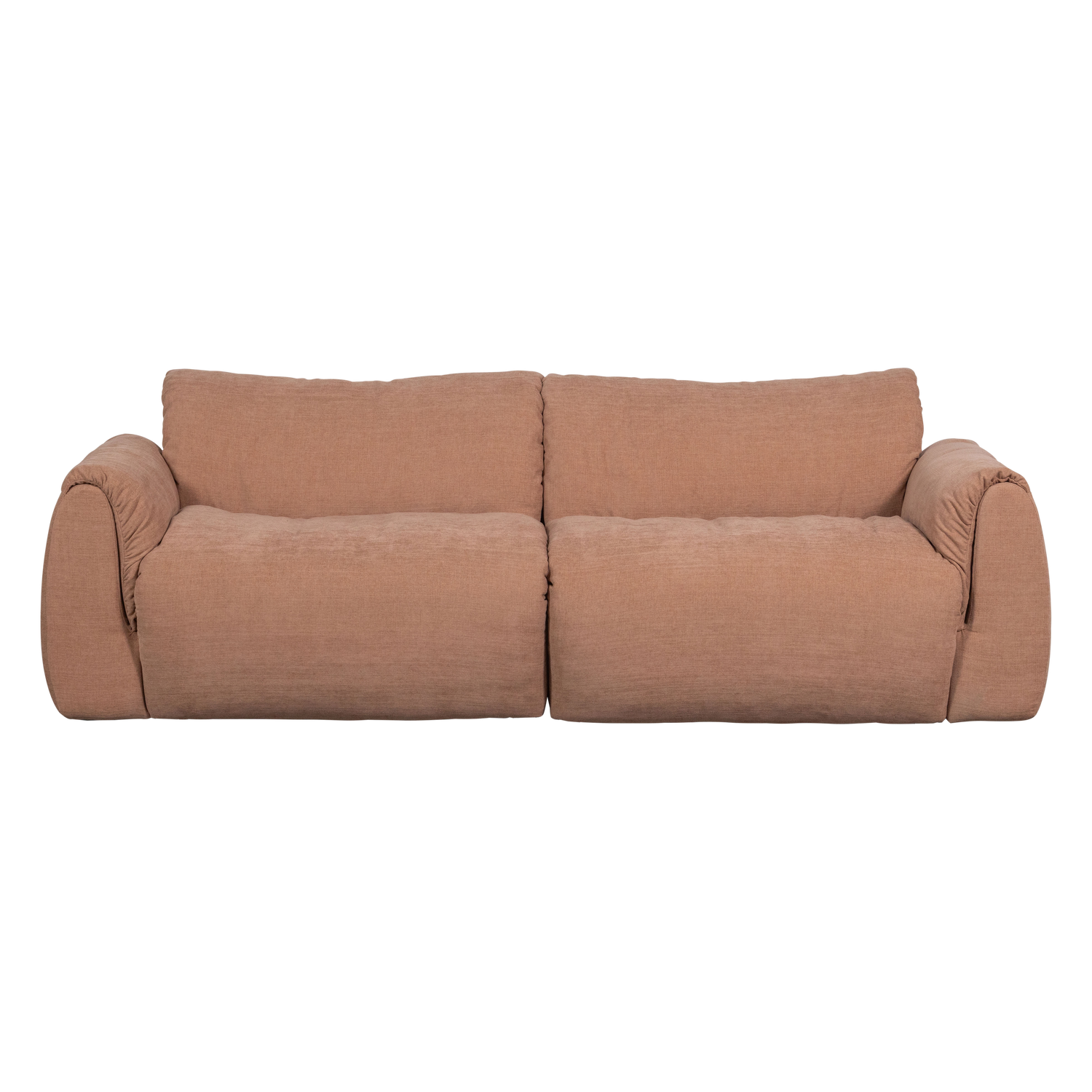Baggy 2 Zits Bank Geweven Chenille Oud Roze