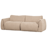 Baggy 2 Zits Bank Geweven Chenille Zand