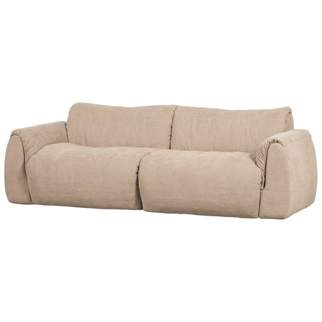 Baggy 2 Zits Bank Geweven Chenille Zand van WOOOD – Luxe comfort op maat van PureWonen. Vraag naar de beste prijs.