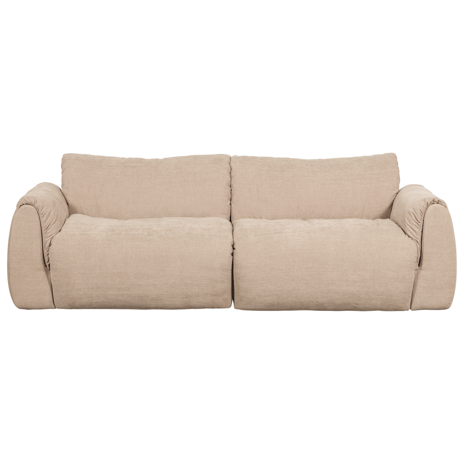 Baggy 2 Zits Bank Geweven Chenille Zand