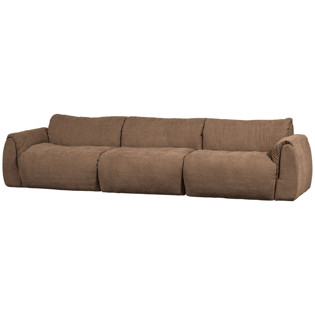 Baggy 3 Zits Bank Geweven Chenille Bruin