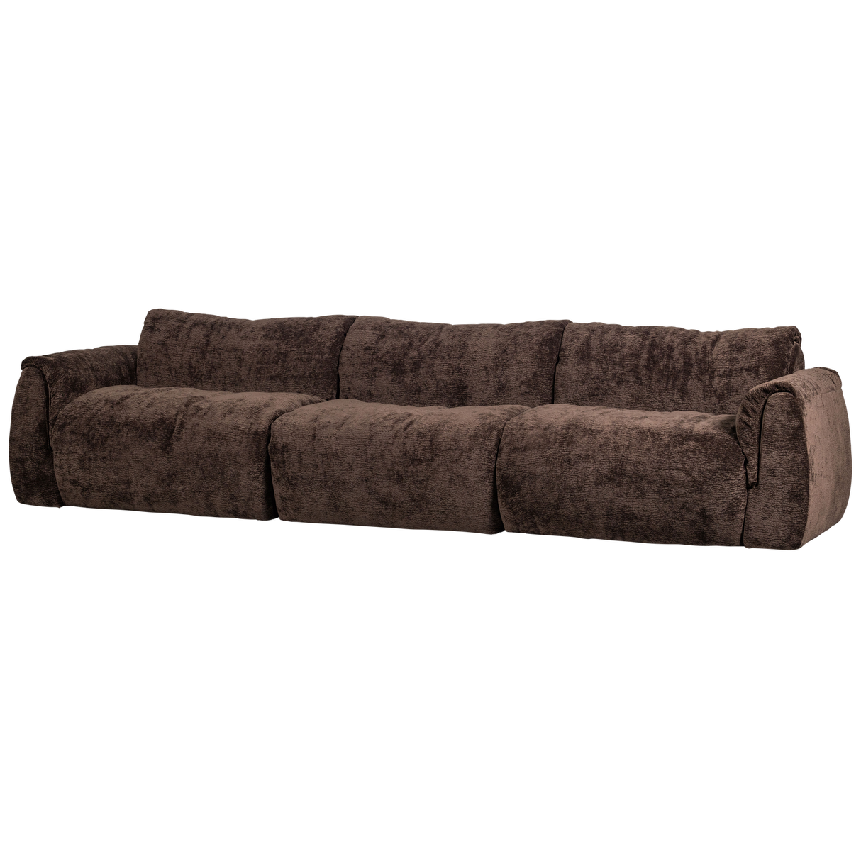 Baggy 3 Zits Bank 3 D Chenille Donkerbruin
