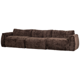 Baggy 3 Zits Bank 3 D Chenille Donkerbruin